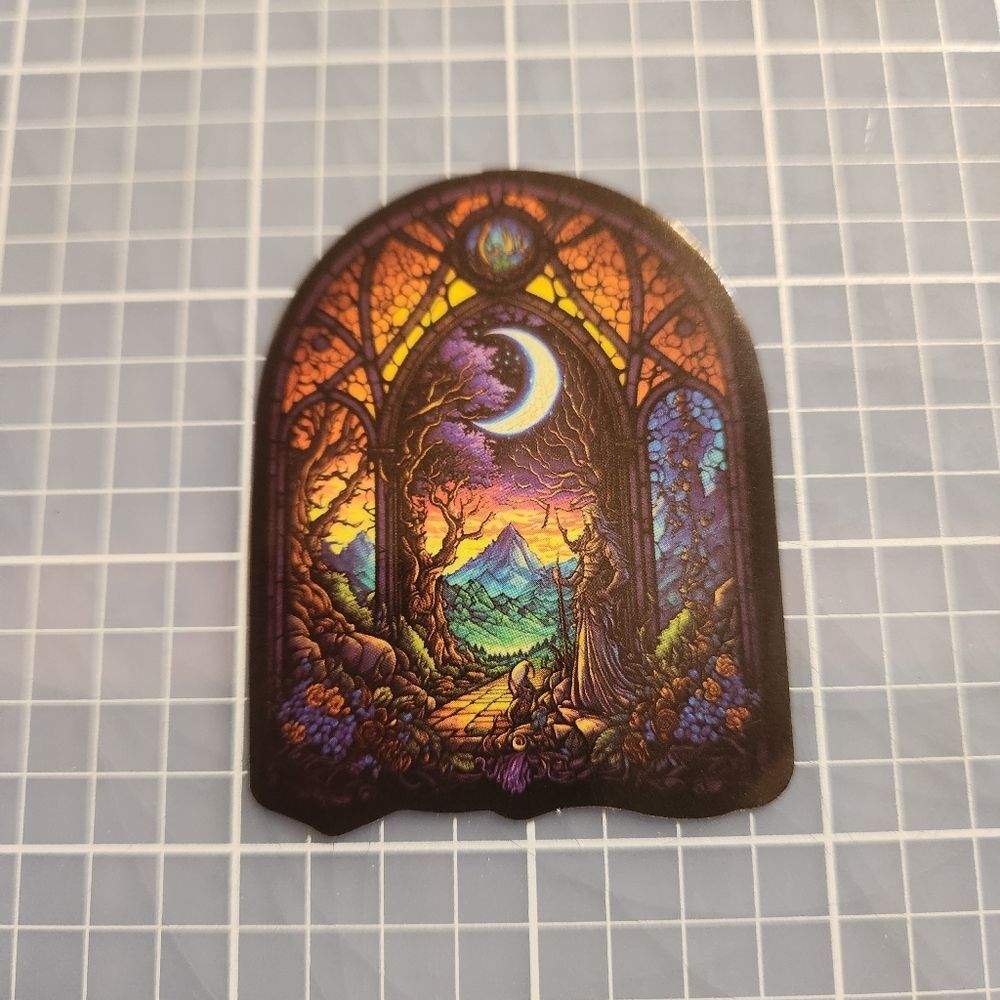 10 for $10 Sticker Stained Glass Gothic Witchy Beautiful Details